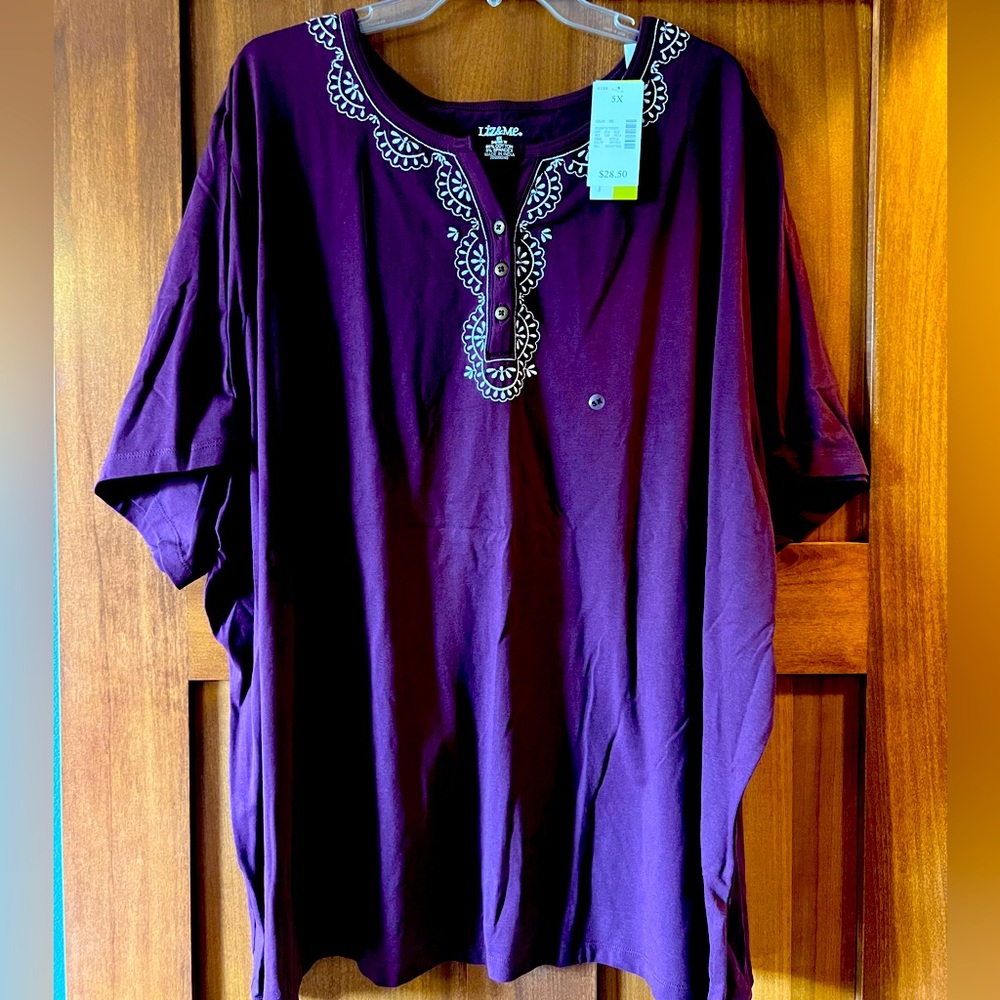 5X purple top